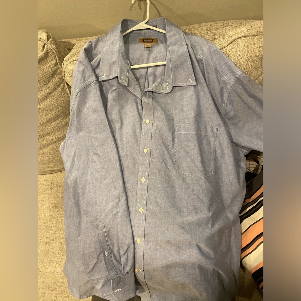 Foundry supply co. Big and tall button down